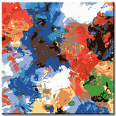 Painting by Numbers Modern Abstract Painting I